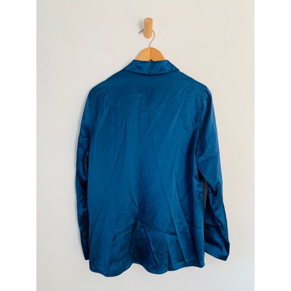 Elegant Blue Button Down Shirt - Picture 6 of 13